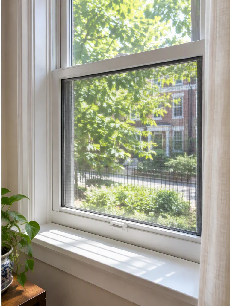Illustration of window upkeep