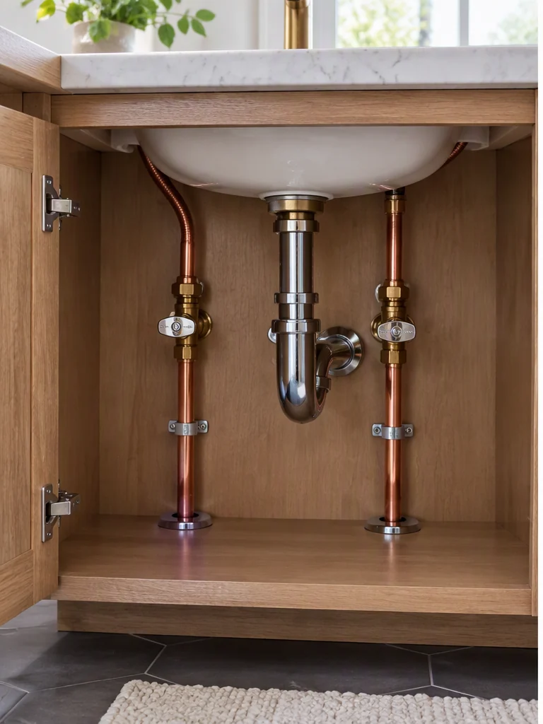 Illustration of supply connections