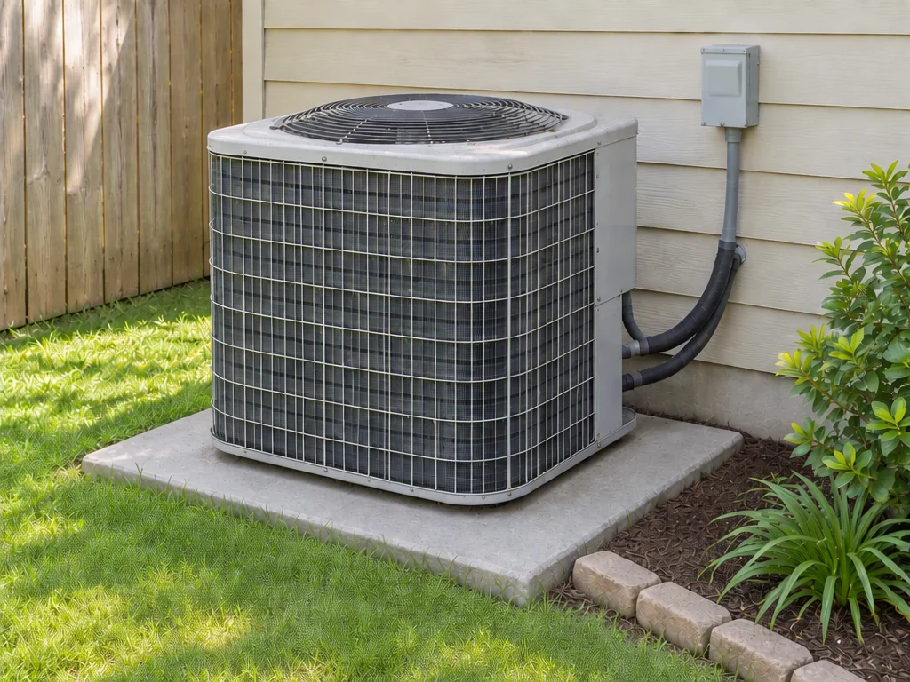 after visual concept for AC repair or maintenance