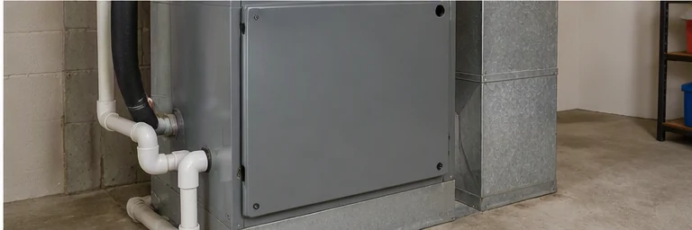 after visual concept for HVAC inspection and preventive maintenance