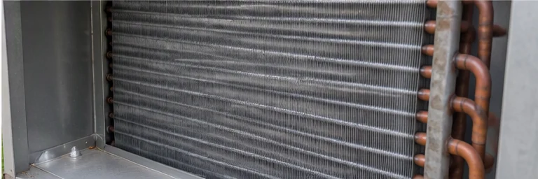 after visual concept for Evaporator and condenser coil cleaning