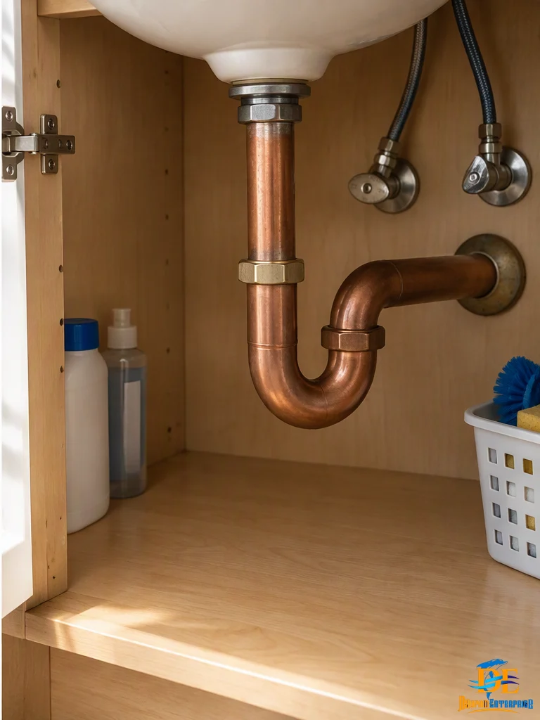 after visual concept for Plumbing leak repair