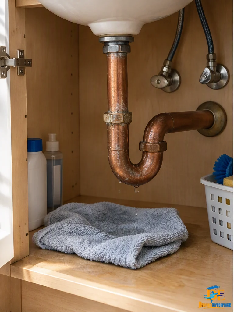 before visual concept for Plumbing leak repair