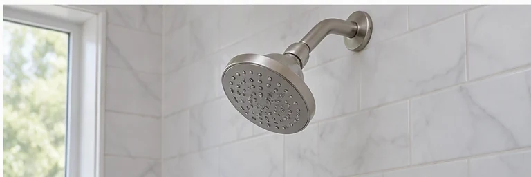 after visual concept for Shower fixture replacement