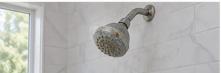 before visual concept for Shower fixture replacement