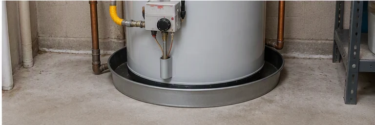 after visual concept for Water heater repair or maintenance