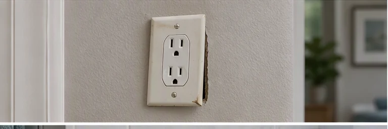 before visual concept for Outlet or switch repair