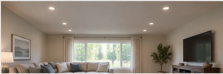 after visual concept for Recessed lighting installation