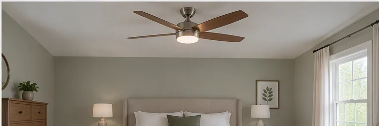 after visual concept for Ceiling fan installation