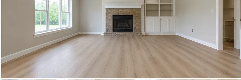 after visual concept for Luxury vinyl plank installation