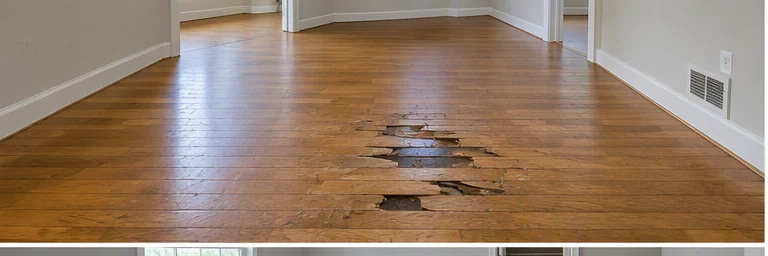 before visual concept for Flooring replacement or repair