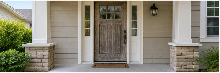 before visual concept for Exterior door installation