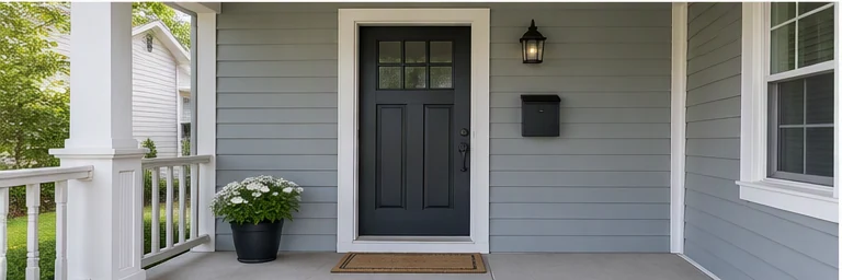 before visual concept for Screen door installation