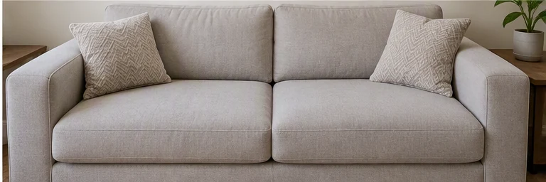 after visual concept for Upholstery cleaning