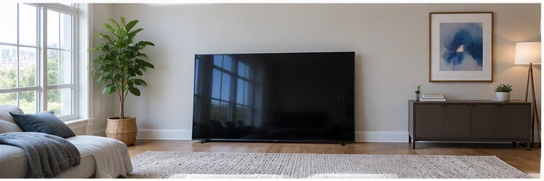 before visual concept for Large TV mounting