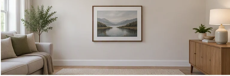 after visual concept for Picture hanging