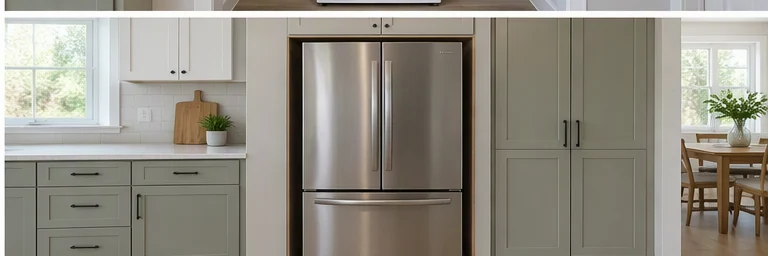 after visual concept for Refrigerator installation and setup