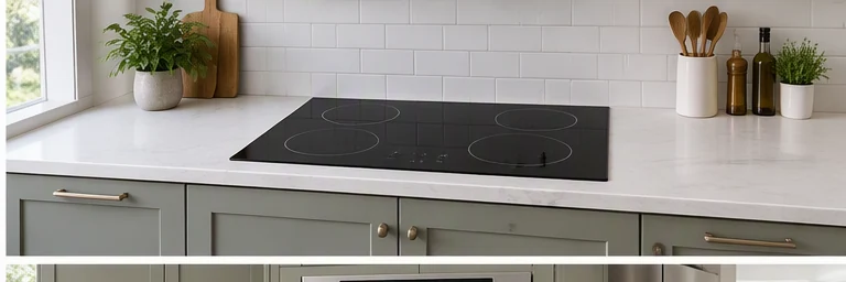 after visual concept for Cooktop installation or replacement