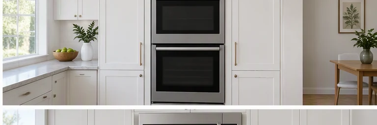 after visual concept for Double oven installation or replacement