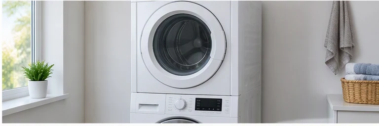 after visual concept for Stacked washer and dryer repair