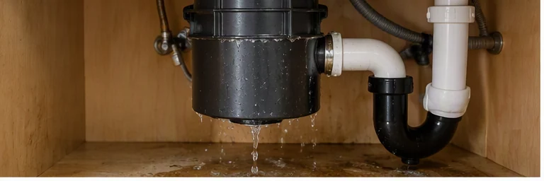 before visual concept for Garbage disposal repair