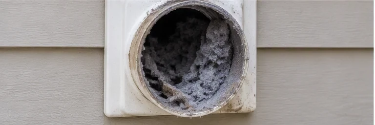 before visual concept for Dryer vent cleaning