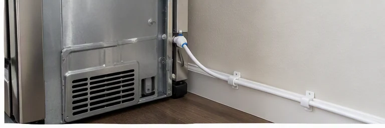 after visual concept for Refrigerator water-line connection