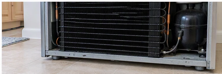 after visual concept for Refrigerator condenser coil cleaning