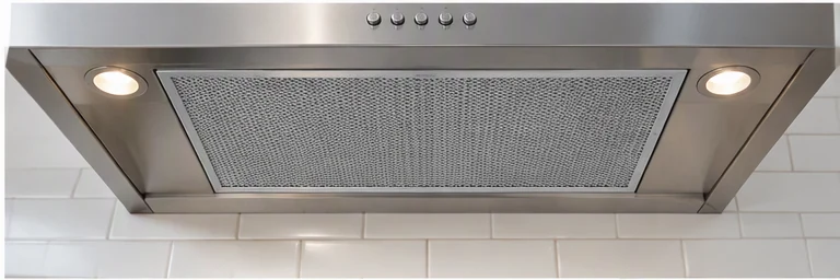 after visual concept for Range hood filter cleaning and replacement