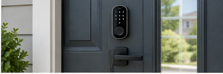 after visual concept for Smart lock installation