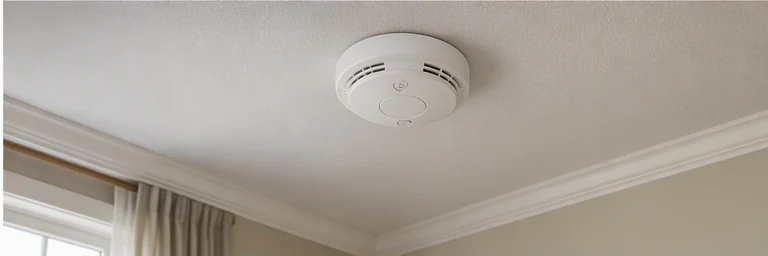 after visual concept for Smoke detector installation