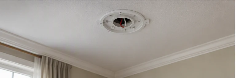 before visual concept for Smoke detector installation