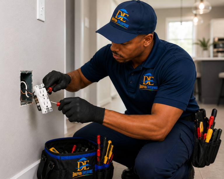 Electrical outlet installation